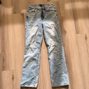 Fashion Nova Light Blue Straight Leg Jeans